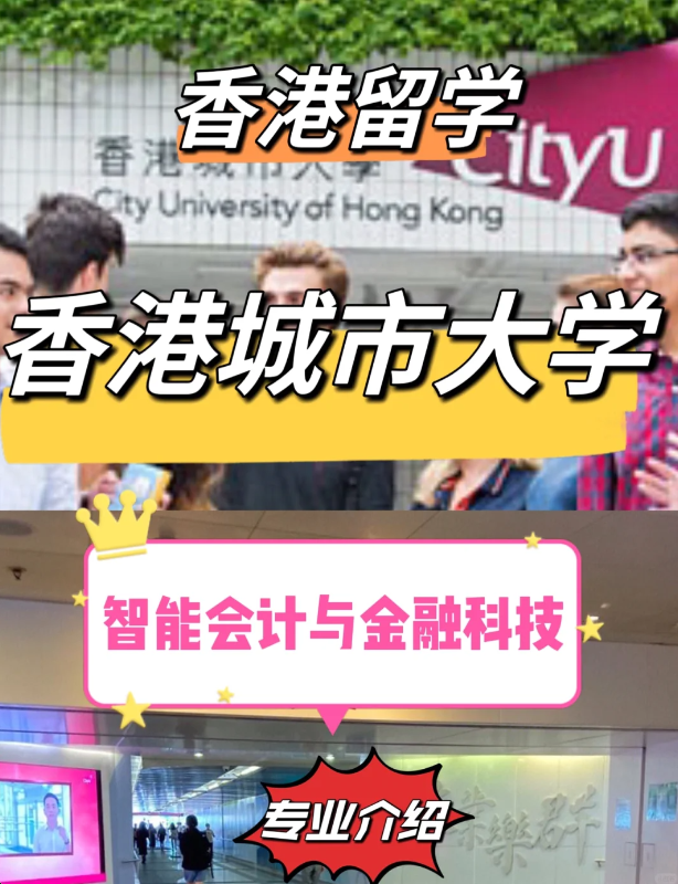 香港城市大學智能會計與金融科技碩士怎么樣？申請條件如何？